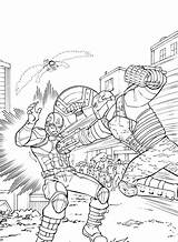 America Captain Fighting Coloring Pages Bucket Shield Printable Avengers Kids Categories Coloringonly sketch template