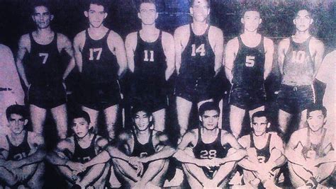 philippine team placed third in 1954 world basketball