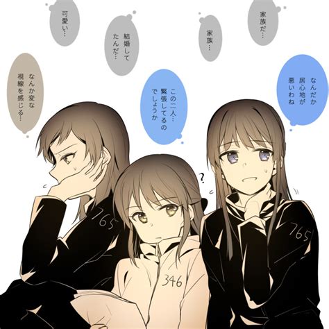tachibana arisu kitazawa shiho and mogami shizuka idolmaster and 2