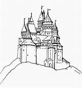 Coloring Castle Pages Castles Adults Coloringpagesforadult Space Adult sketch template