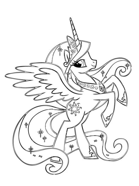 kids  fun kleurplaat prinses celestia   pony celestia