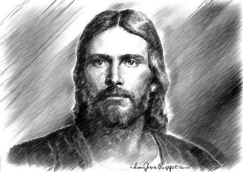 Jc05 Jesus Christ Pencil Sketch Art