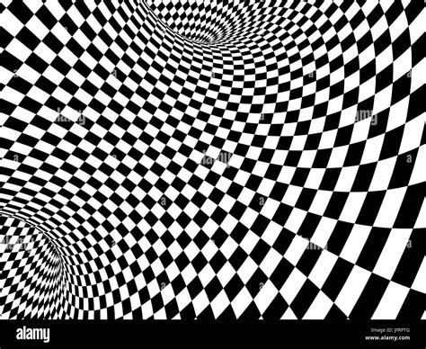 Abstrakte Illusion Schwarz Und Weiß Hintergrund Mit Röhrenform Mit
