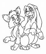 Copper Tod Coloring Pages Funny Hound Fox Categories sketch template