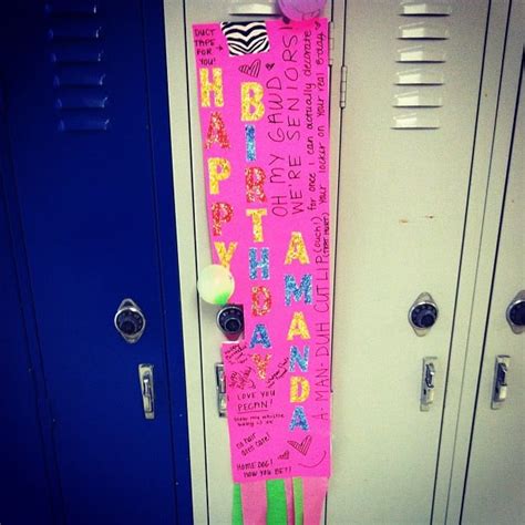Decorating Friends Lockers For Their Birthdays Best Things About