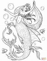 Sirena Supercoloring sketch template