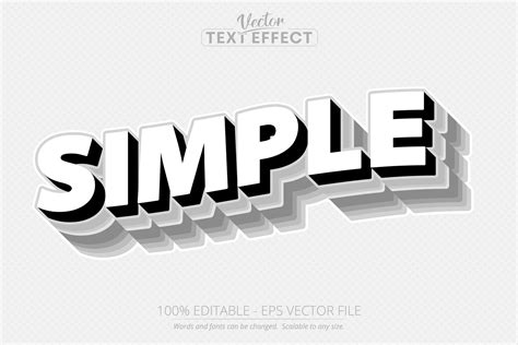 artstation simple text effect editable minimalistic text style artworks