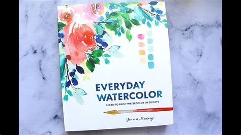 everyday watercolor  jenna rainey book review youtube