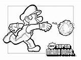 Coloring Pages Mario Face Super Printable Clipart Google Kids Print sketch template