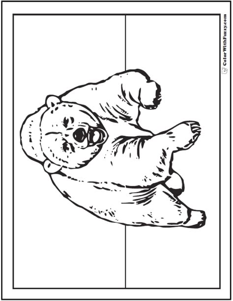 grizzly bear coloring page  exciting