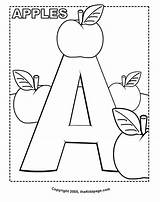 Coloring Pages Toddlers Abc Letter Getcolorings Color sketch template