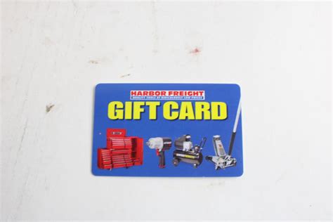 harbor freight gift card property room
