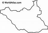 Sudan Outline Worldatlas Downloaded Purposes Landlocked Educational sketch template