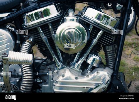 motorcycle engine stock photo alamy