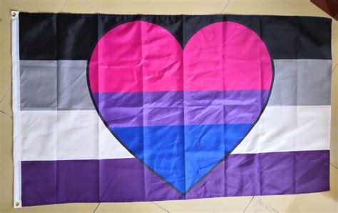 Asexual Biromantic Pride Flag – Pride Nation