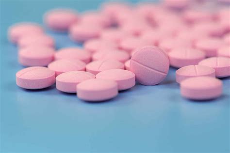 Pink Pills On Blue Background National Women S Health Network