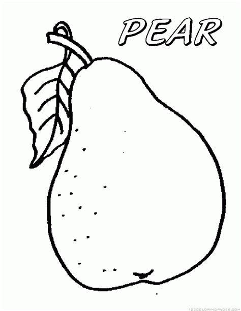 pear coloring   designlooter