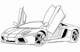 Coloring Pages Lamborghini Car Boys Sports Printable Print Customized Cars Colouring Draw Sport Color Kids Come Colors Easy Super Normally sketch template