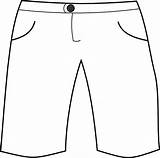 Shorts Clipart Pants Clip Short Outline Boys Cliparts Template Boy Dress Vector Long Tall Jeans Library Pant Transparent Fleece Shirt sketch template