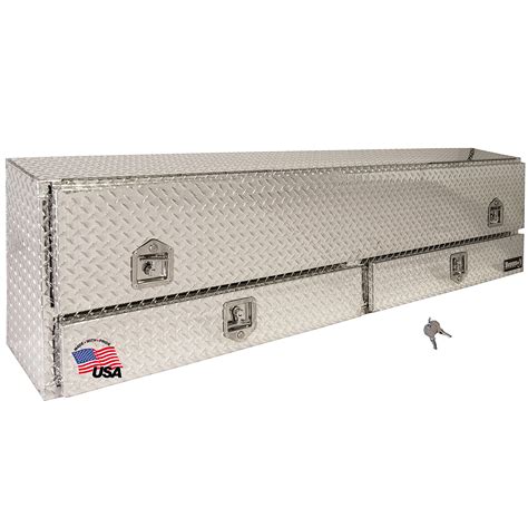 Buyers Products Top Mount Truck Tool Box With Drawers — Aluminum