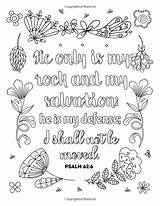 Coloring Color Amazon Psalm Christian Book Relief Stress Relaxation Psalms Inspiring Inspiration sketch template