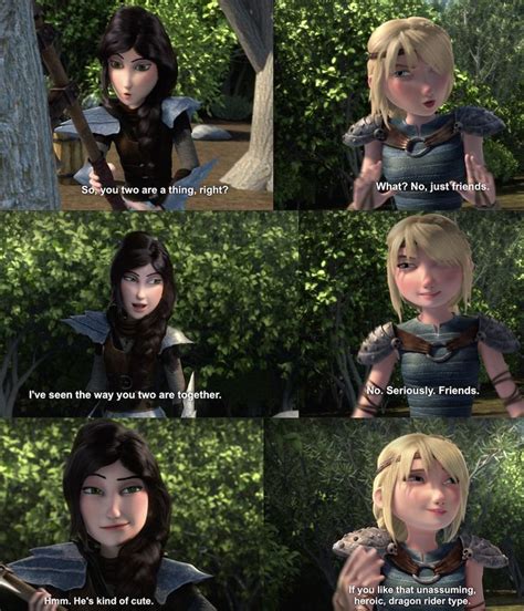 heather is asking if astrid and hiccup are dating yet c mon astrid
