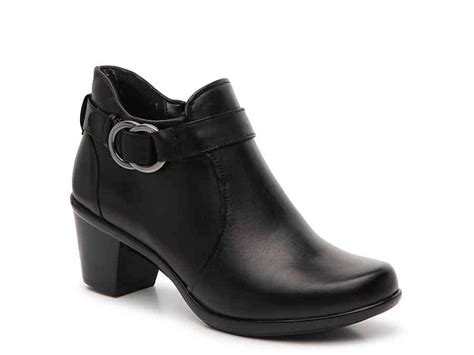 naturalizer elisa bootie womens black leather ankle boots boots