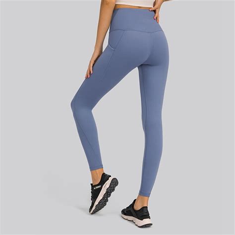 No Camel Toe Pocket Fitness Workout Leggings Women Thicken Fabric High