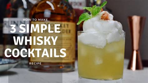 3 Simple Whisky Cocktails To Make At Home During Lockdown Without