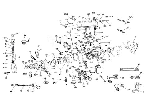 lucas cav dpa fuel injection pump exploded parts diagram