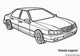 Accord Honda Coloring Pages Template sketch template