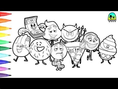 emoji  coloring pages  fun colouring   kids youtube