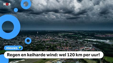 zondag zware storm verwacht  nederland youtube