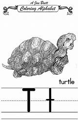 Turtle Coloring Alphabet Traditional Janbrett Pages Printable Click Subscription Downloads Modern sketch template