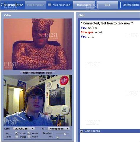 multimédia chatroulette la roulette russe version webcam