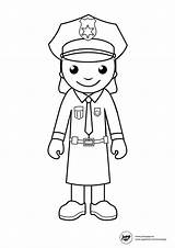 Police Coloring Pages Woman Community Printable Officer Helpers Women Kids Boyama Crafts Printables Template Clipart Colouring Want Helper Preschool Policeman sketch template