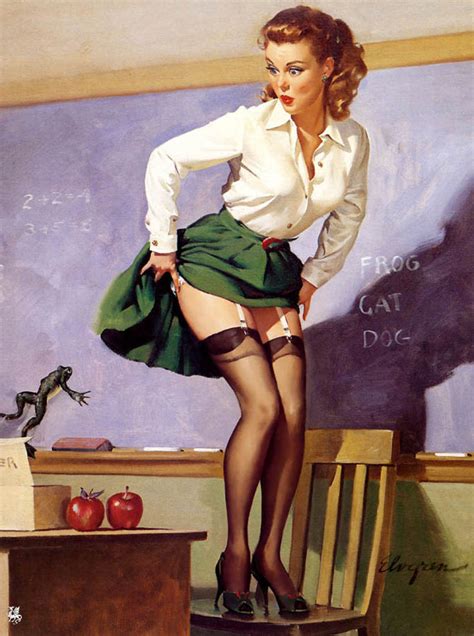 Gil Elvgren S Pin Up Girls Pictures Pics Images And Photos For Your