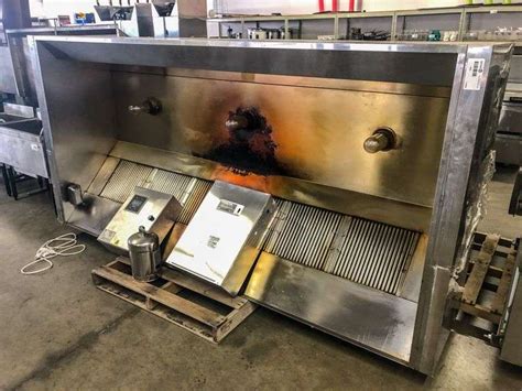 captive aire   stainless steel exhaust hood  ansul fire suppression system