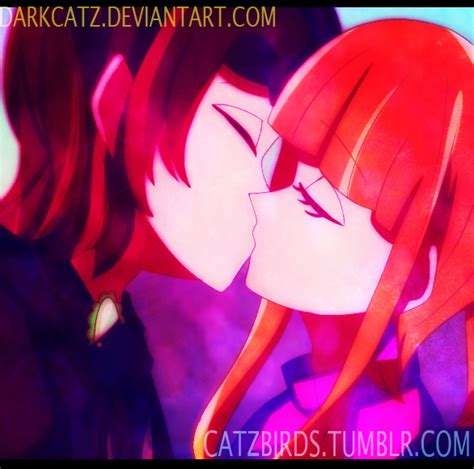 dipper x pacifica kiss request by darkcatz on deviantart