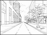 Perspective Drawing Rules Point Source sketch template
