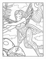 Herbal Fairies sketch template