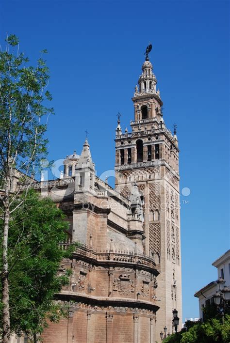 giralda tower seville spain stock photo royalty  freeimages