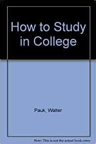 study  college walter pauk  amazoncom books