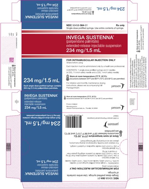 invega sustenna package insert