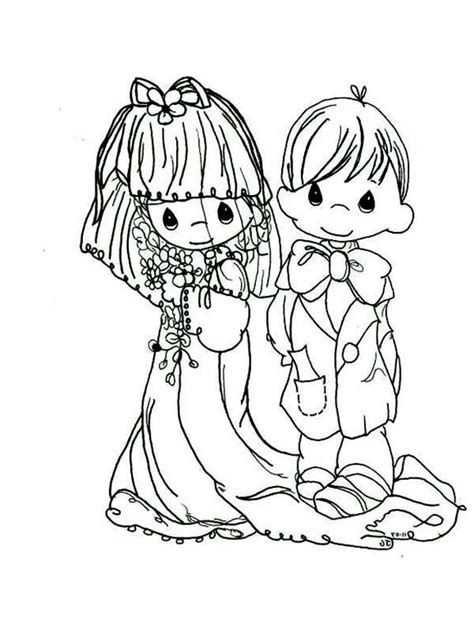 Precious Moments Coloring Pages Wedding Brides Com This Page