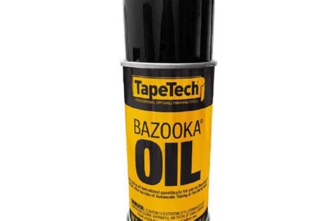 tapetech bazooka oil  oz  great lakes taping tools