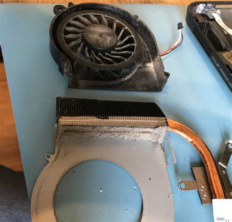laptop dusty fan  heatsink wightbyte computers