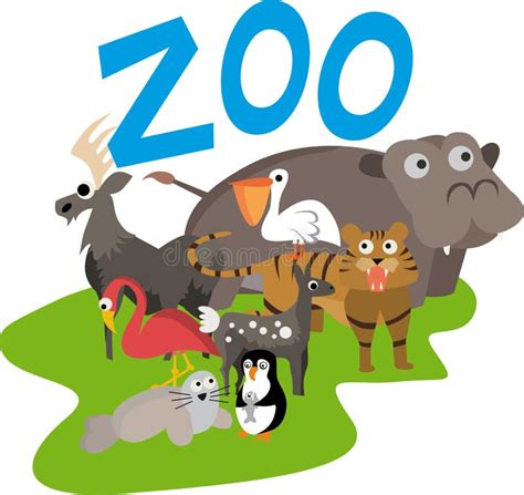zoo illustration stock vector illustration  animal