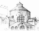 Sketsa Bangunan Bersejarah Muhammad Coroflot Fadhillah Siddiq sketch template
