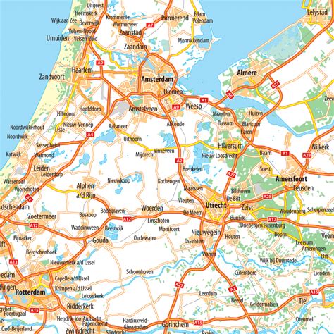 snelwegen nederland op kaart